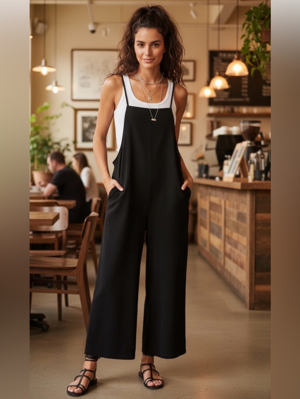 SOPLIA GON Wide Leg Jumpsuit